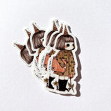 jb0xtchi Vinyl Sticker - Little Girl

The little girl vinyl sticker was illustrated by jb0xtchi (Jessica Ng). jb0xtchi creates stationary and small trinkets from whimsical ideas in the form of painting using ink, watercolour, and gouache.