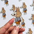 jb0xtchi Vinyl Sticker - Rabbit With Mask

The rabbit with mask vinyl sticker was illustrated by jb0xtchi (Jessica Ng). jb0xtchi creates stationary and small trinkets from whimsical ideas in the form of painting using ink, watercolour, and gouache.