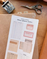 Sarica Studio Library Ephemera Stickers