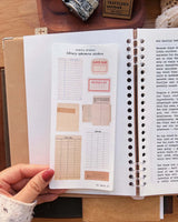 Sarica Studio Library Ephemera Stickers
