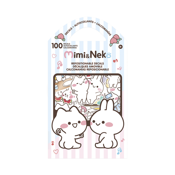 Mimi and Neko Decal Variety Pack (100-Pack)