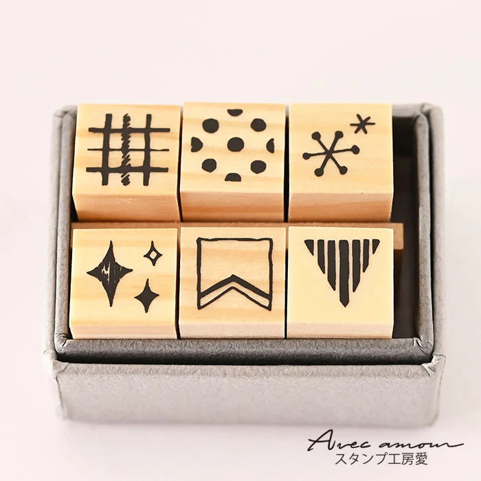 Stamp Studio Ai Mini Stamp Set of 6 - Icons