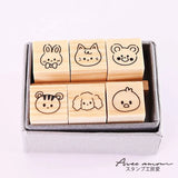 Stamp Studio Ai Mini Stamp Set of 6 - Animals