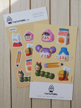 Blushy Sticker Sheet by natamori