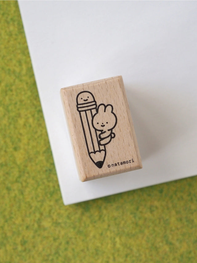 Bunny Pencil Stamp by natamori
