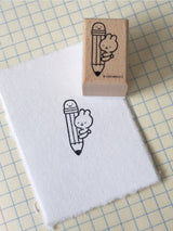 Bunny Pencil Stamp by natamori