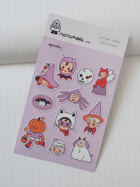 Spooky Sticker Sheet by natamori
