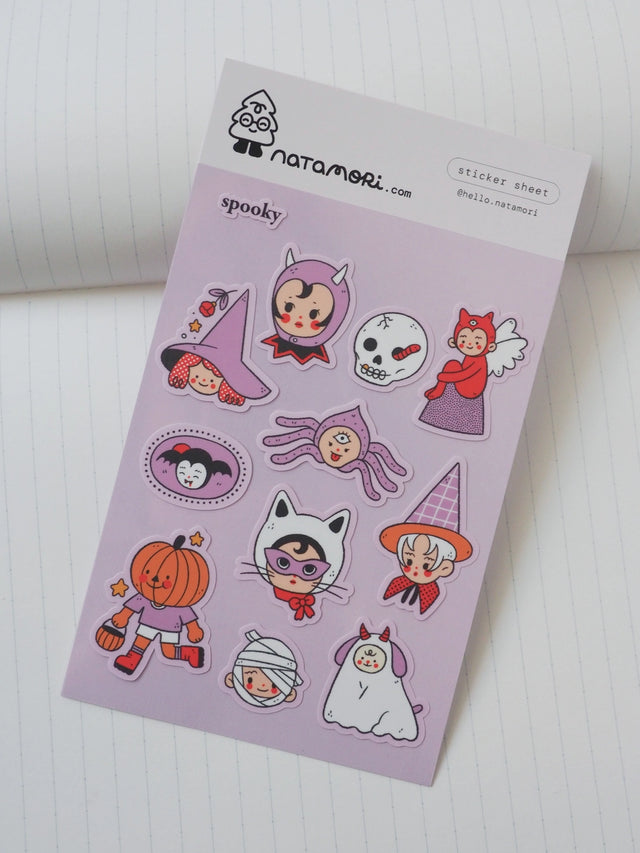 Spooky Sticker Sheet by natamori