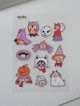 Spooky Sticker Sheet by natamori