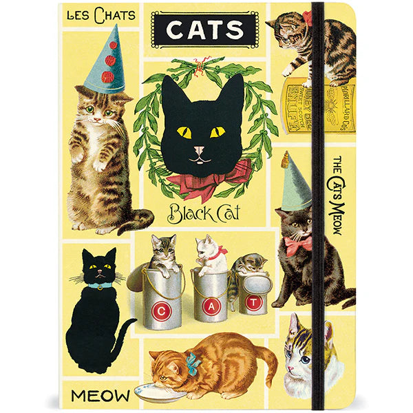Cavallini & Co. Large Notebook - Cats