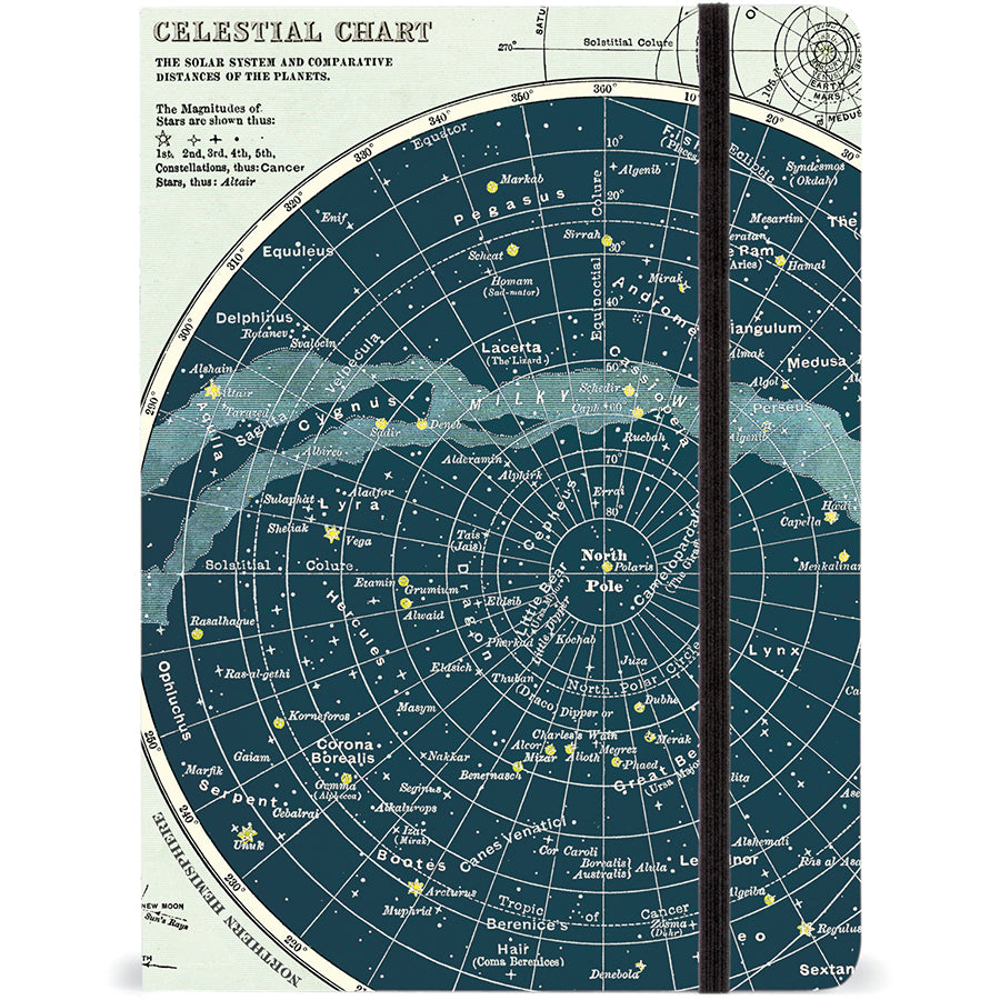 Cuaderno grande celeste Cavallini &amp; Co.