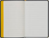 Size: A5 - Height 216 x Width 153&nbsp;
Thread binding
Contents page: 4 pages, 6.5mm ruled: 236 pages,&nbsp;
90g / ㎡
120 sheets

Includes 2 bookmarks, elastic band, and back pocket