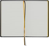 Size: A5 - Height 216 x Width 153&nbsp;
Thread binding
Contents page: 4 pages, 6.5mm ruled: 236 pages,&nbsp;
90g / ㎡
120 sheets

Includes 2 bookmarks, elastic band, and back pocket