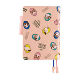 Hobonichi Techo 2026 Original Book & Cover - Candy Stripper: Random Dog & Cat (Pink) [JPY/A6/April Start]