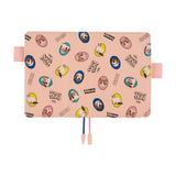 Hobonichi Techo 2026 Original Book & Cover - Candy Stripper: Random Dog & Cat (Pink) [JPY/A6/April Start]
