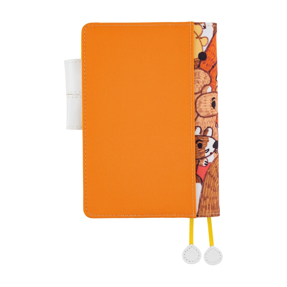 Hobonichi Techo 2026 Original Book & Cover - 100% ORANGE: Squirrel Squadron [JPN/A6/April Start]