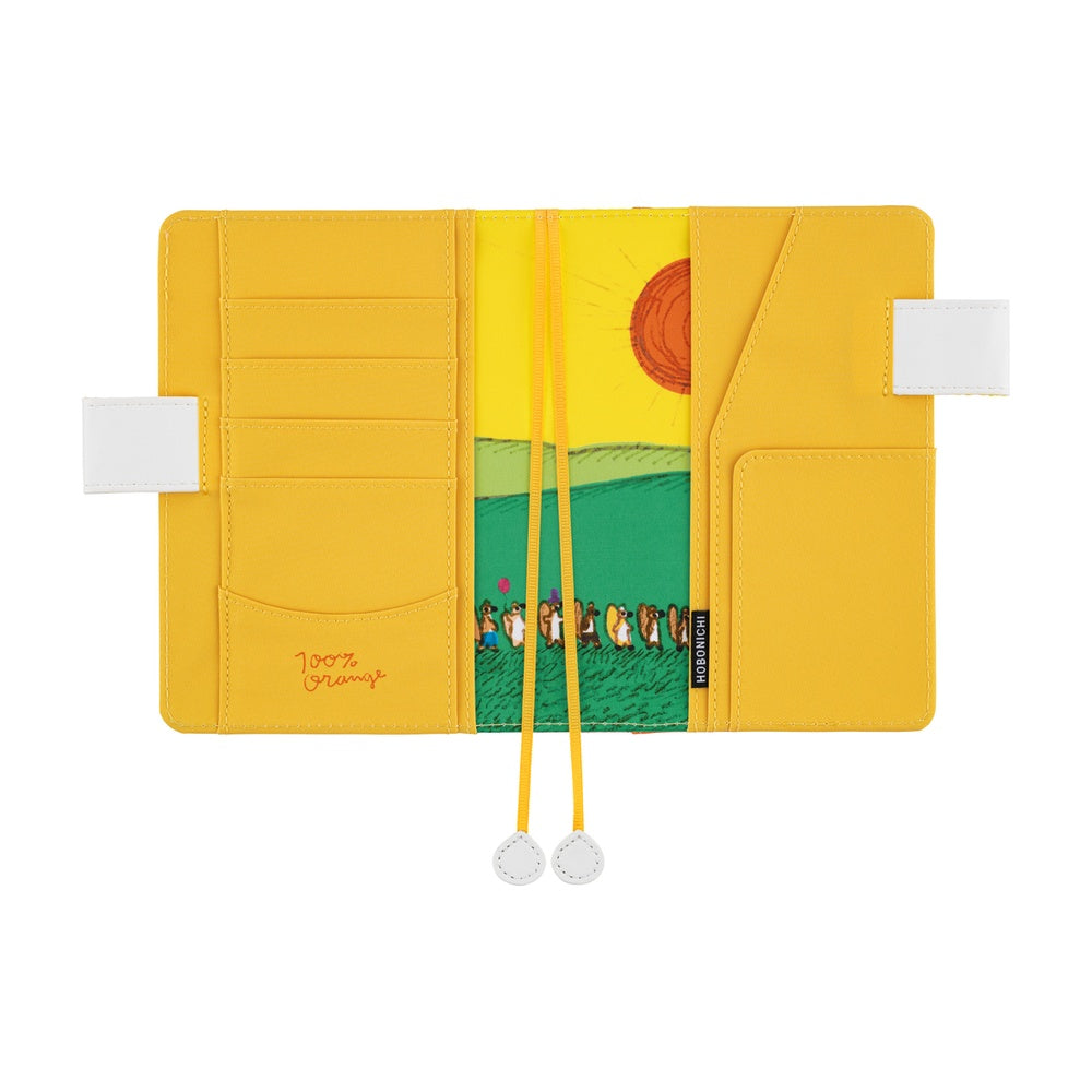 Hobonichi Techo 2026 Original Book & Cover - 100% ORANGE: Squirrel Squadron [JPN/A6/April Start]
