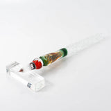 Orange Rose Glass Dip Pen