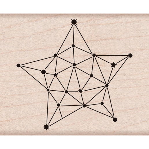 Sello de constelación de estrellas