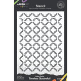 Arden Creative Studio Maker Series Timeless Quatrefoil 6in x 8in Stencil