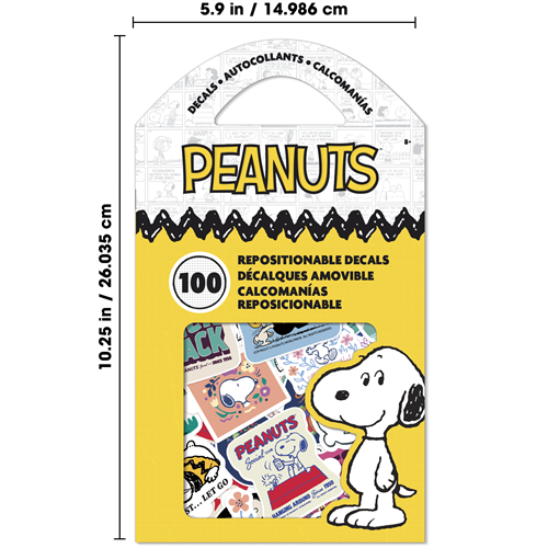 Peanuts Decal Variety Pack (100-Pack)