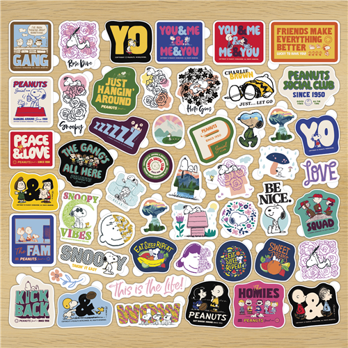 Peanuts Decal Variety Pack (100-Pack)