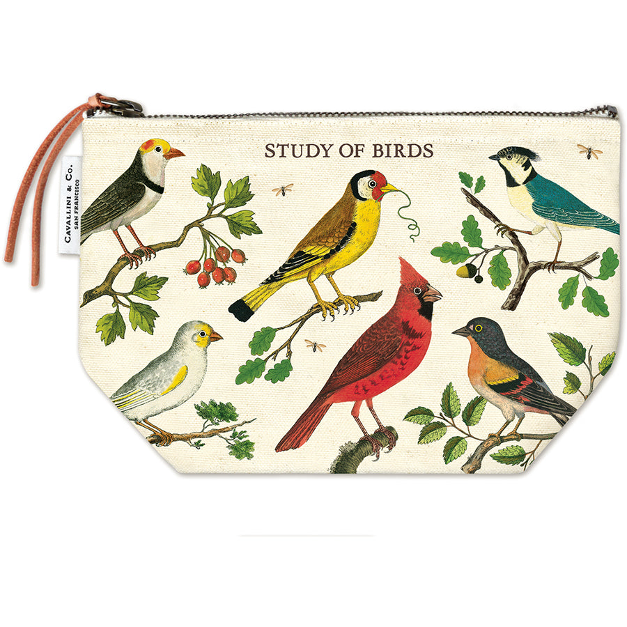 Bolsa vintage con pájaros