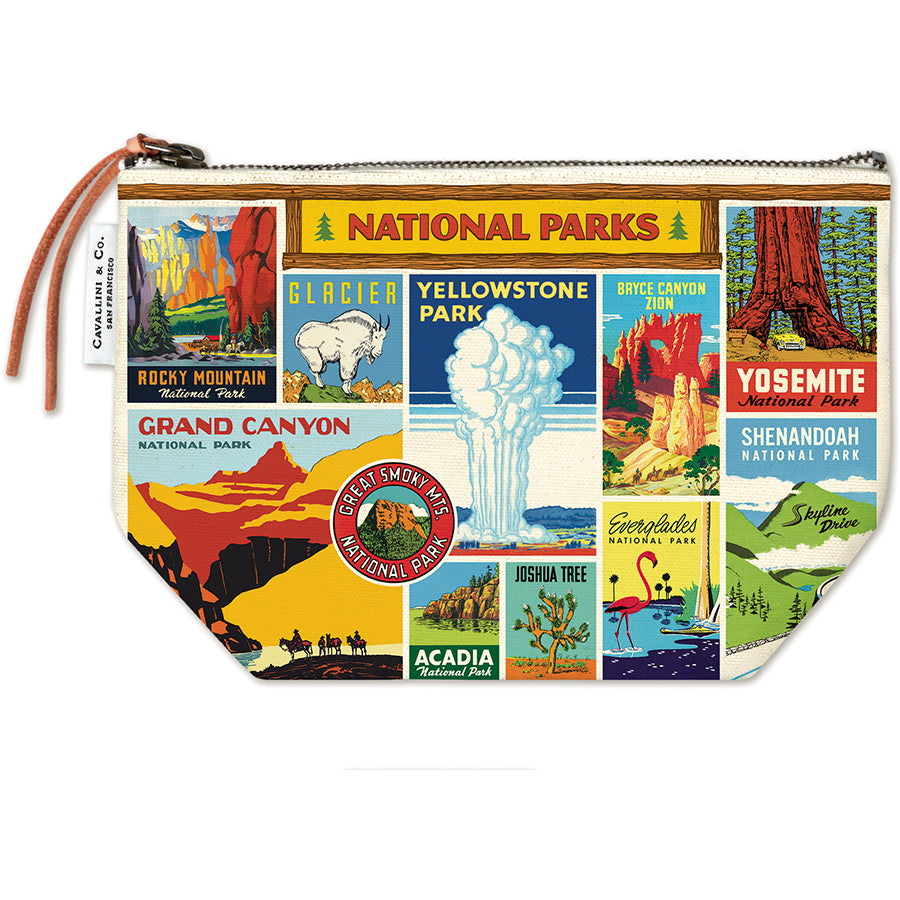 Bolsa vintage de parques nacionales