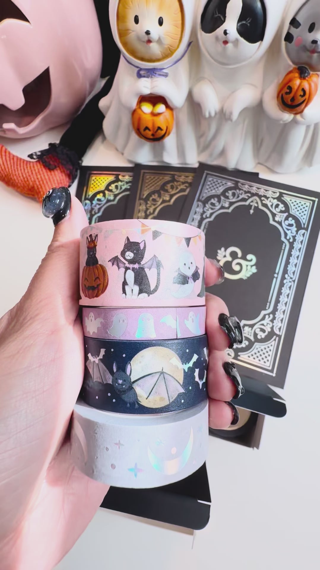 Archer and Olive Cute Bat Washi Tape Set