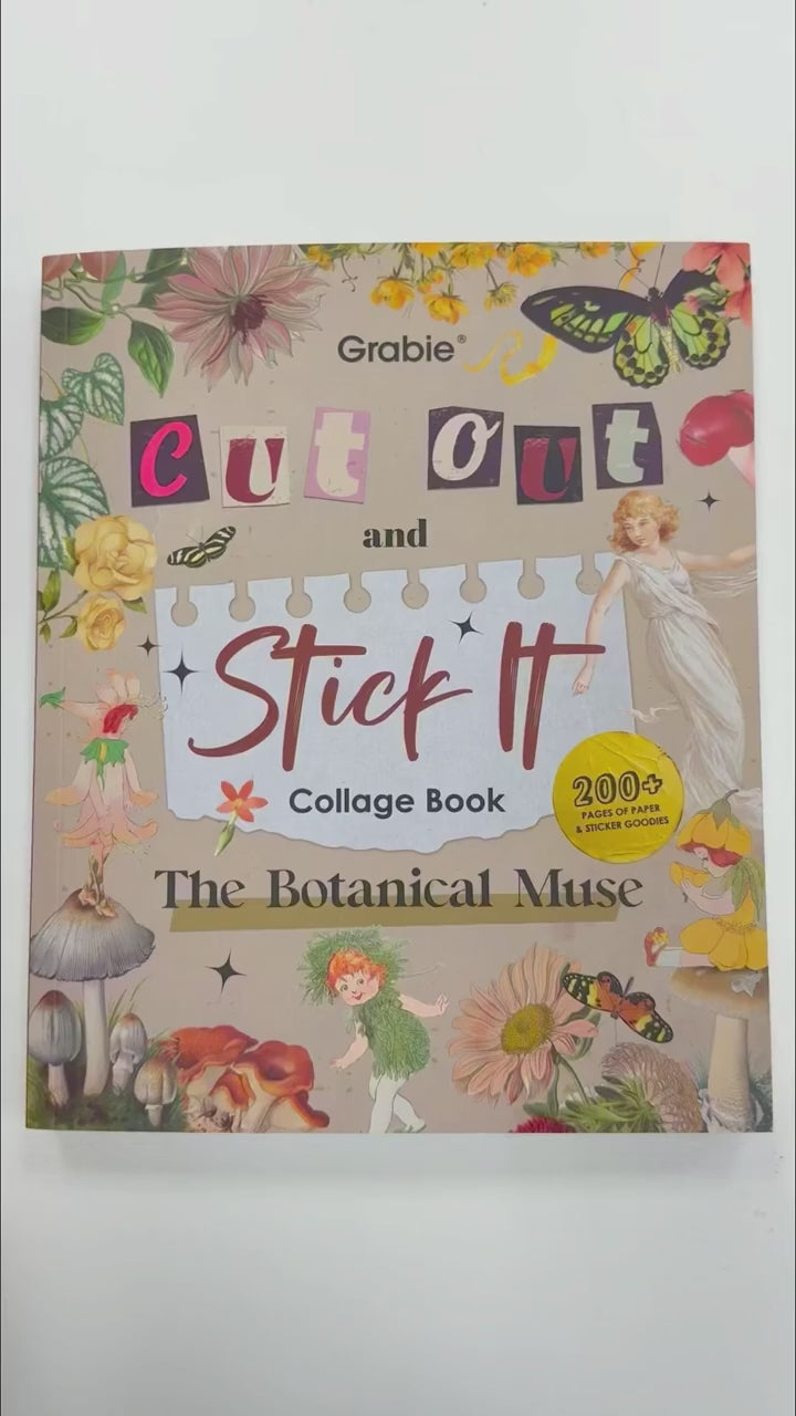 The Botanical Muse Collage Activity Book