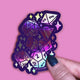 D20 D&D Board Game Dice Holographic Vinyl Sticker