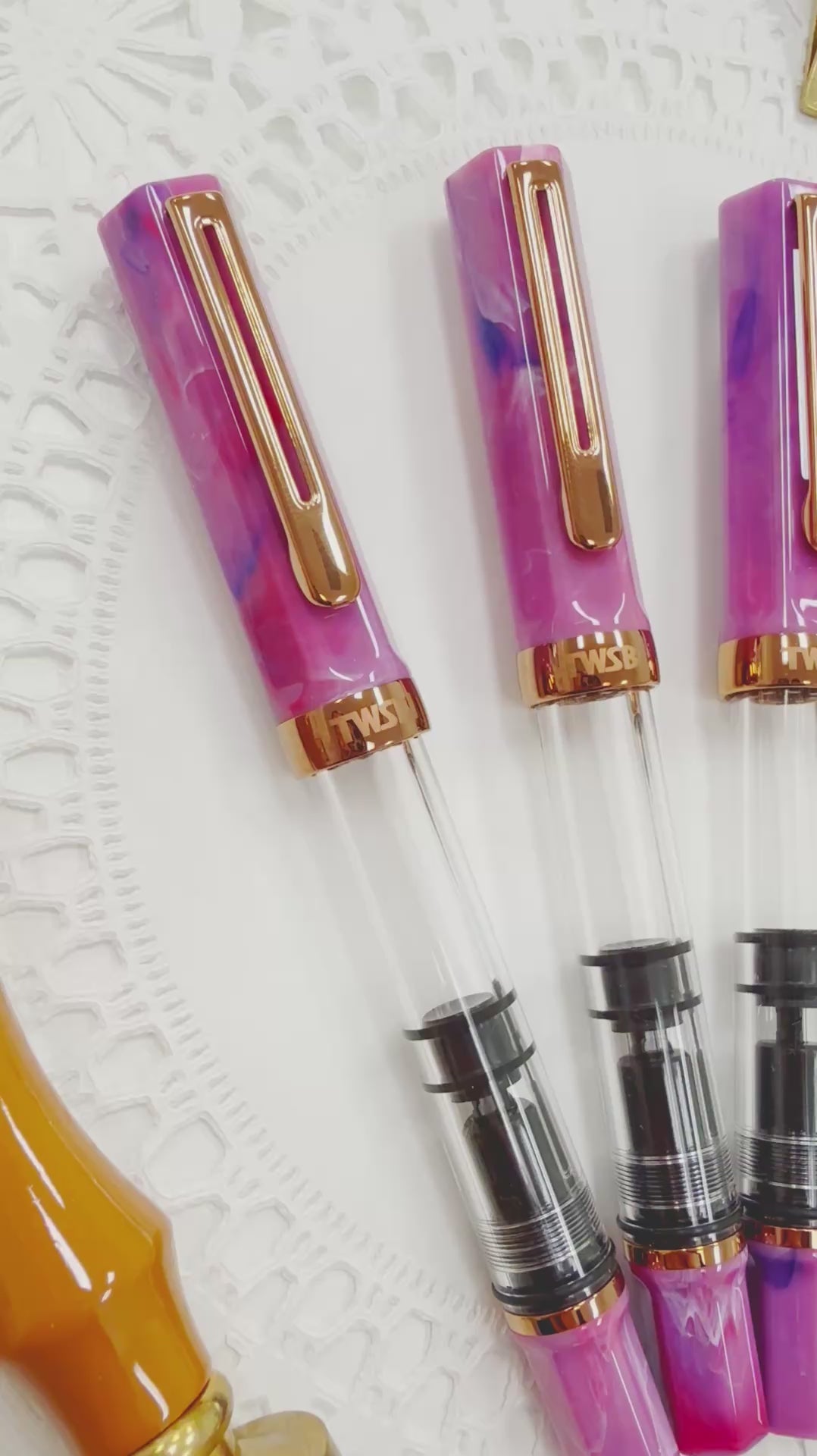 TWSBI ECO Fluorite Purple w/ Bronze Fountain Pen