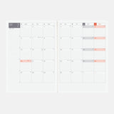 Hobonichi Techo 2026 Cousin A5 Book & Cover - POTR: Stroll (Black) [JPY/A5/April Start]