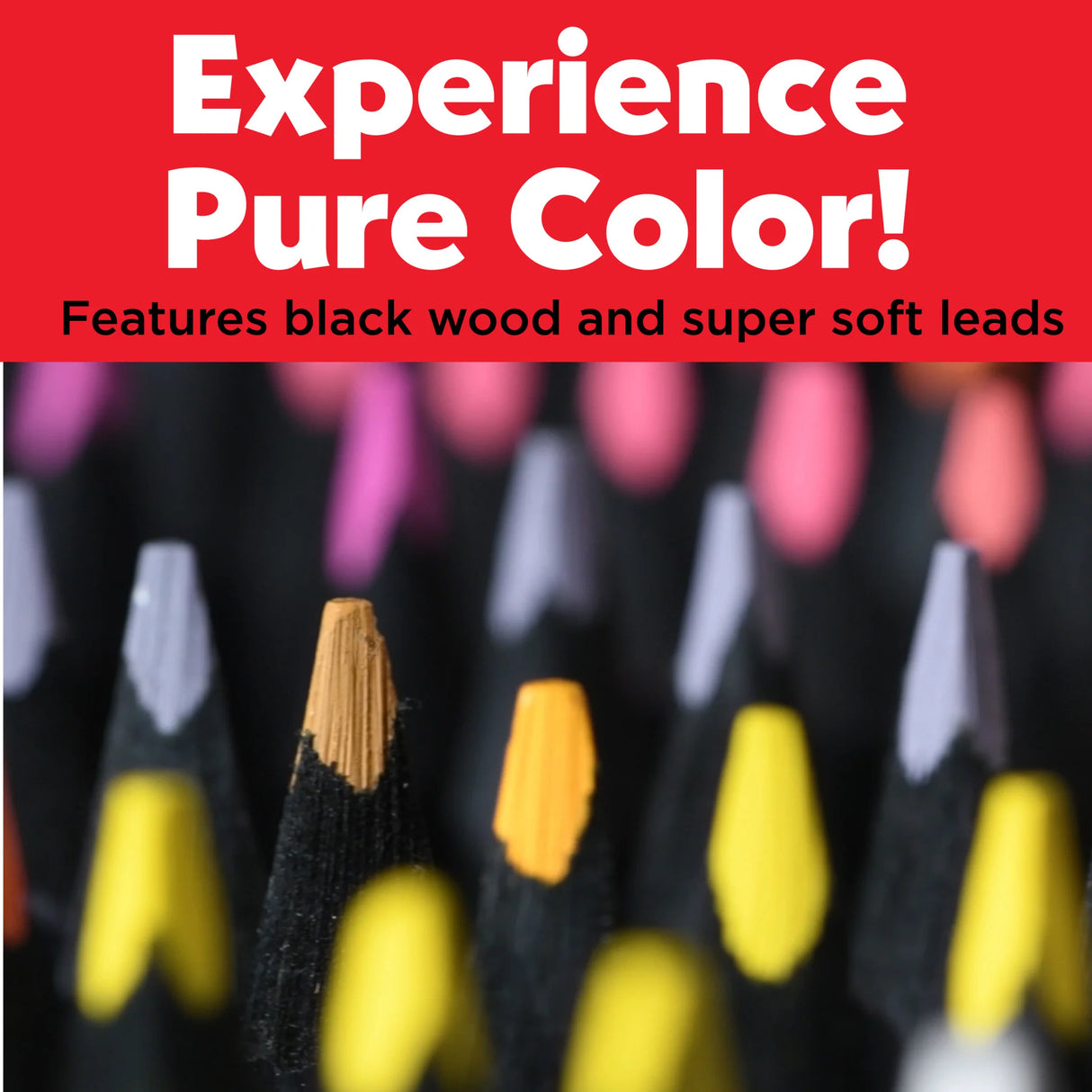 Faber-Castell Black Edition Colored Pencils - Tin of 12