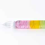 Rainbow Short Glass Dip Pen