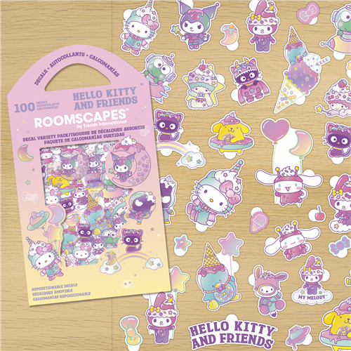 Sanrio Hello Kitty and Friends - Dreamland Decal Variety Pack (100-Pack)