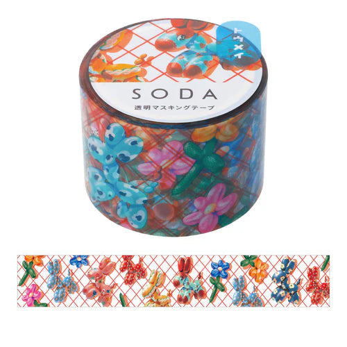 SODA Transparent Masking Tape - Balloon