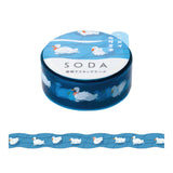 SODA Transparent Masking Tape - Duck Pond