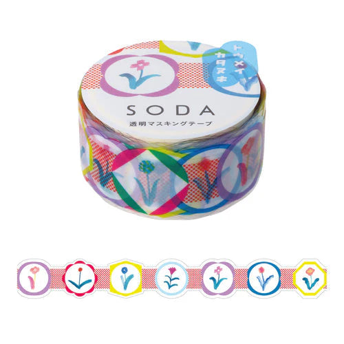 SODA Transparent Masking Tape - Patch (Die-cut)