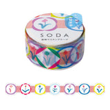 SODA Transparent Masking Tape - Patch (Die-cut)