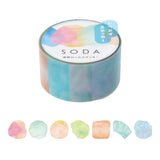 SODA Transparent Masking Tape - Palette (Sticker Roll)