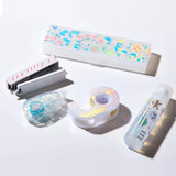 SODA Transparent Masking Tape - Dandelion (Pink Gold Foil)
