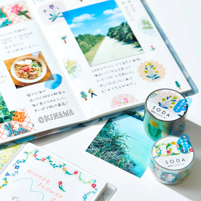 SODA Transparent Masking Tape - Rabbit
