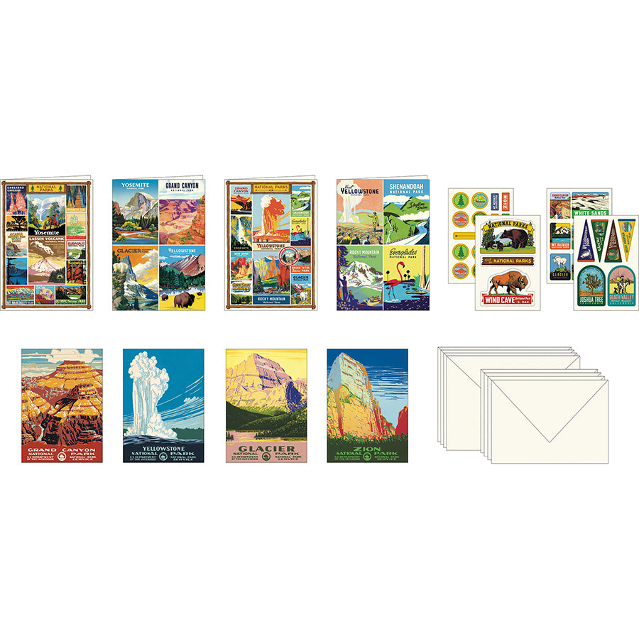 National Parks Stationery Set Cavallini & Co.