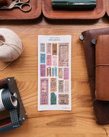 Sarica Studio Ticket Ephemera Stickers
