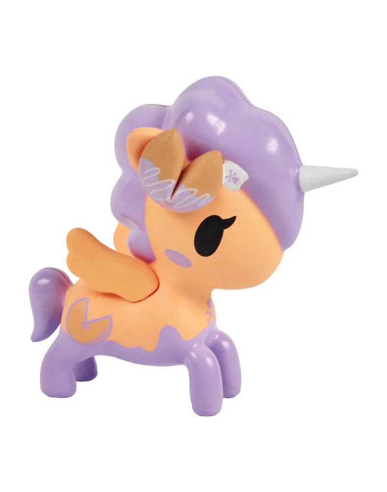 Good vibes and cute surprises are in your future!&nbsp; Each Fortune Cookie Unicorno Blind Box reveals one surprise figure and a special fortune inside!&nbsp; Open to discover which Unicorno destiny has chosen for you!&nbsp; With 9 adorable designs, each Unicorno is filled with sweetness, sparkle, and a touch of good luck!&nbsp; Collect them all and see what fortune awaits!