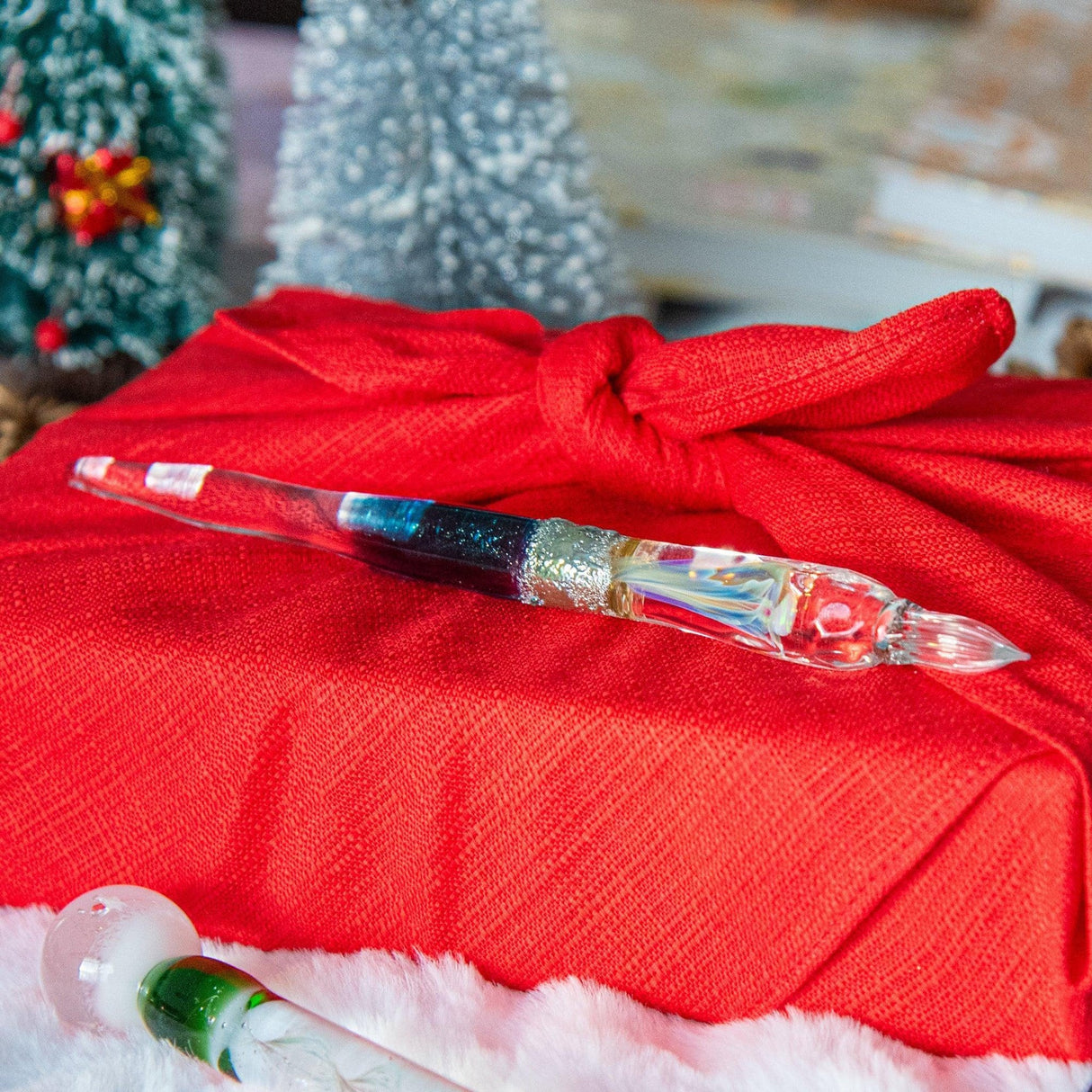 Tsukuyomi Blue Glass Dip Pen