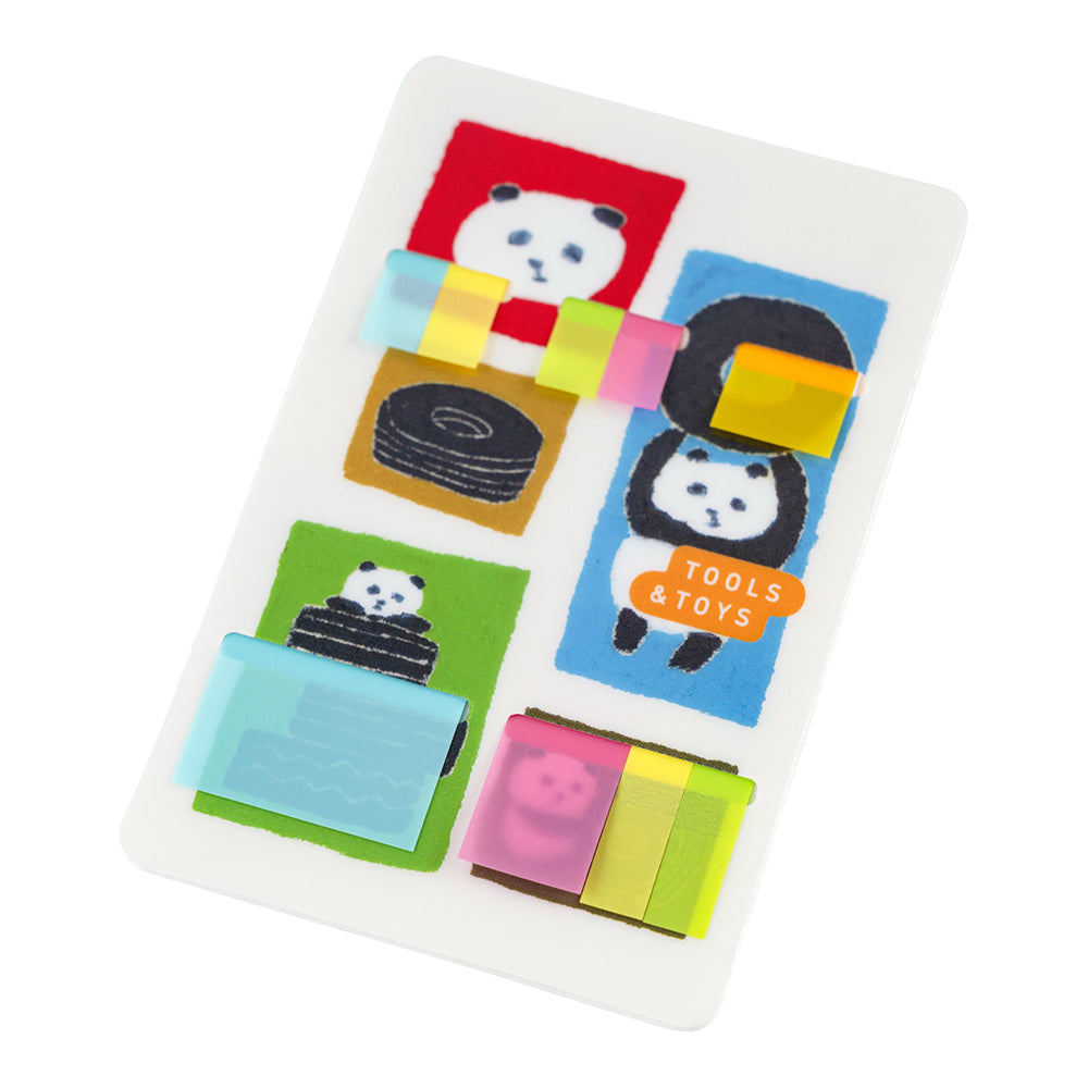 Notas adhesivas translúcidas de Jin Kitamura Hobonichi: me encanta (Panda) 