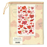 Valentine Hearts Tea Towel