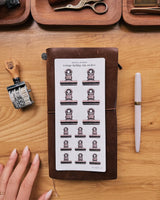 Sarica Studio Vintage Bulldog Clip Stickers